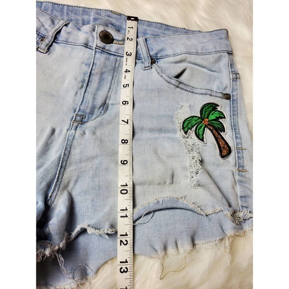 CP Denim Jean Shorts Hi Rise Light Wash Size‎ 5 - Picture 5 of 5